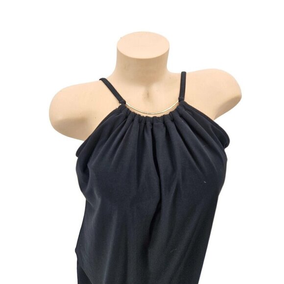 New Magicsuit Halo Effect Goldie Romper Swimsuit Womens 12 Black Bathing Suit - Picture 3 of 10